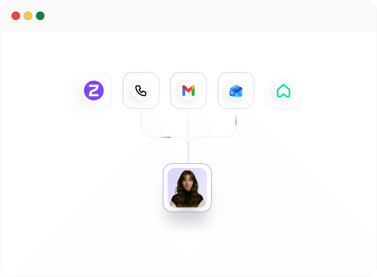 Property management illustration showing chaos management